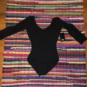 Black leotard. Bloch. Medium.